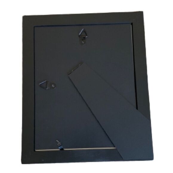 Set of 2 Black Wood 8x10 Gallery Frames – Matted for 5x7 or 3x5 Photo Display - Picture 3 of 5